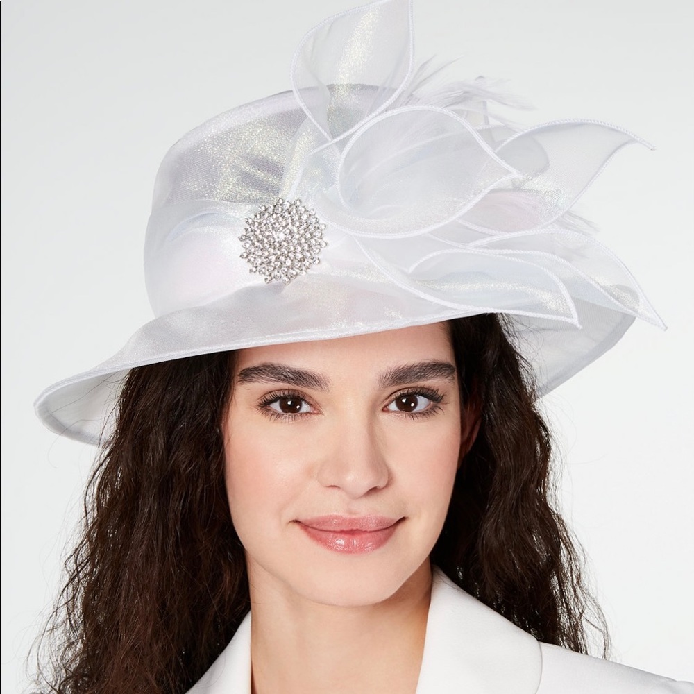 August Hat Company Metallic Organza Cloche